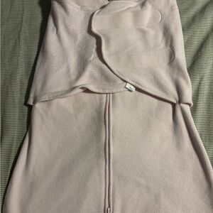 Pink Fleece Swaddle Blanket Halo Sleeping bag